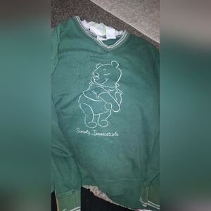 Green Winnie the Pooh Sweatshirt
